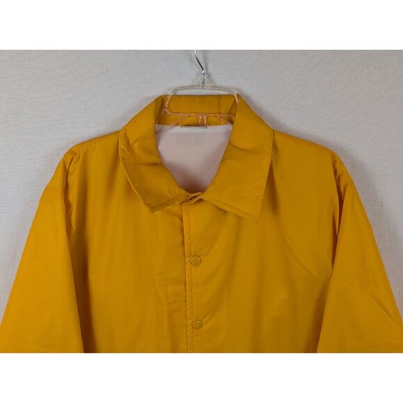 Vintage Birdie Jacket Snap Button Up w/ Drawstring Yellow Men's Size Large - Picture 2 of 14